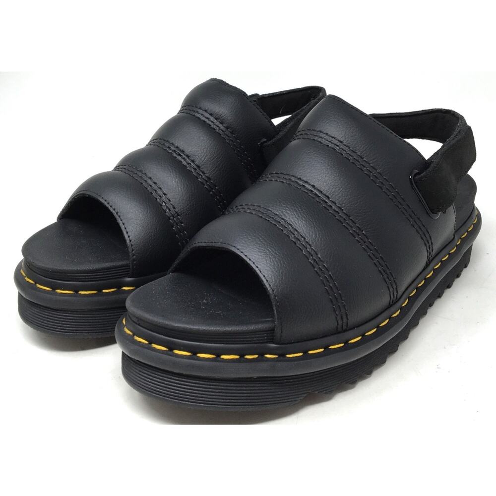 Dr Martens Kole Athena Women's Size 10 Black Leather Strap Slingback Sandals - Picture 3 of 8